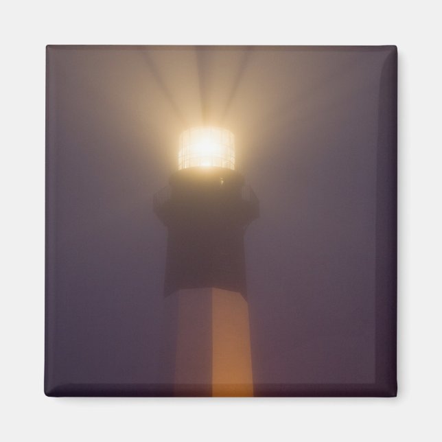 USA; Georgia; Savannah.  Tybee Island Lighthouse Magnet (Framsidan)