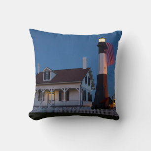USA, Georgia, Tybee Island, Flagga flygande Kudde