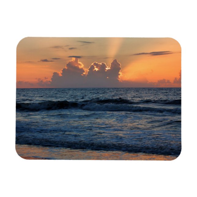USA, Georgia, Tybee Island, Tybee Island Strand Magnet (Horisontell)