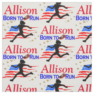 USA GIRL SPRINGER PERSONLIG FABRIC TYG