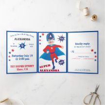 USA Girl Superhjälte Tremendous Birthday
