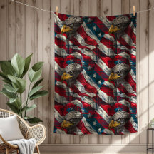 USA Glory Fil Eagle och Flagga för 4 juli