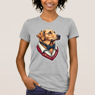 USA Golden Retriever Vintage Patriotisk Hund T-Shi T Shirt