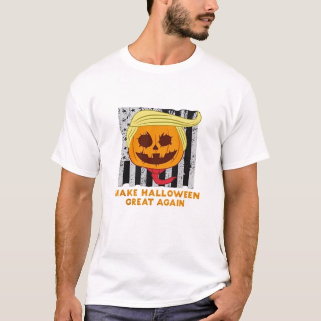 USA Gör Halloween Underbar igen till en rolig klas T Shirt (Framsida)