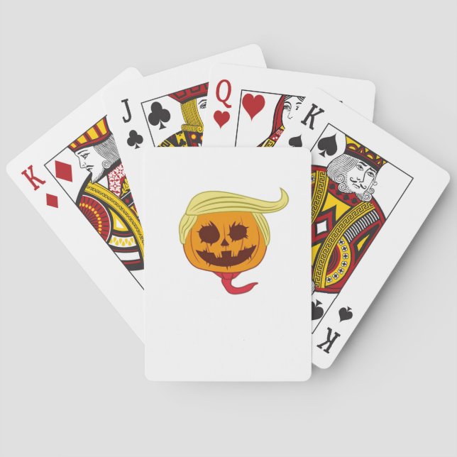 USA Gör Halloween Underbart igen lustigt Casinokort (Baksidan)