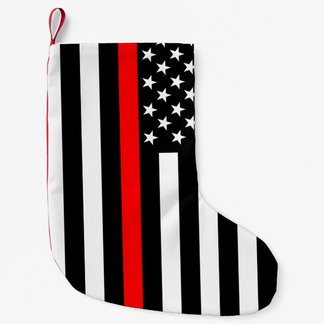 USA gör röd linje tunnare Liten Julstrumpa (Framsidan)