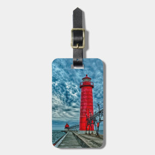 USA, Grand Haven, Michigan, fyr Bagagebricka