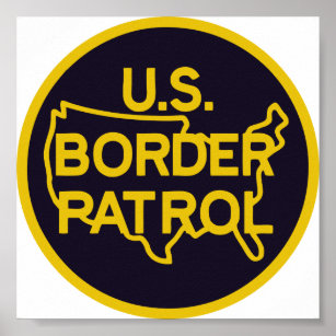 USA Gräns Patrol Seal Poster