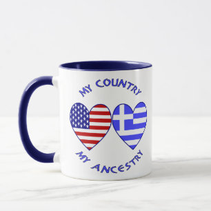 USA / grekiskt ursprung Mugg