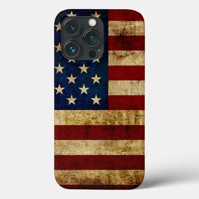 USA / Grungad Flagga (Baksida)
