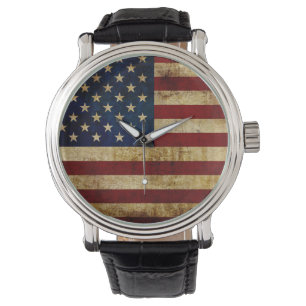 USA / Grungad flagga Armbandsur