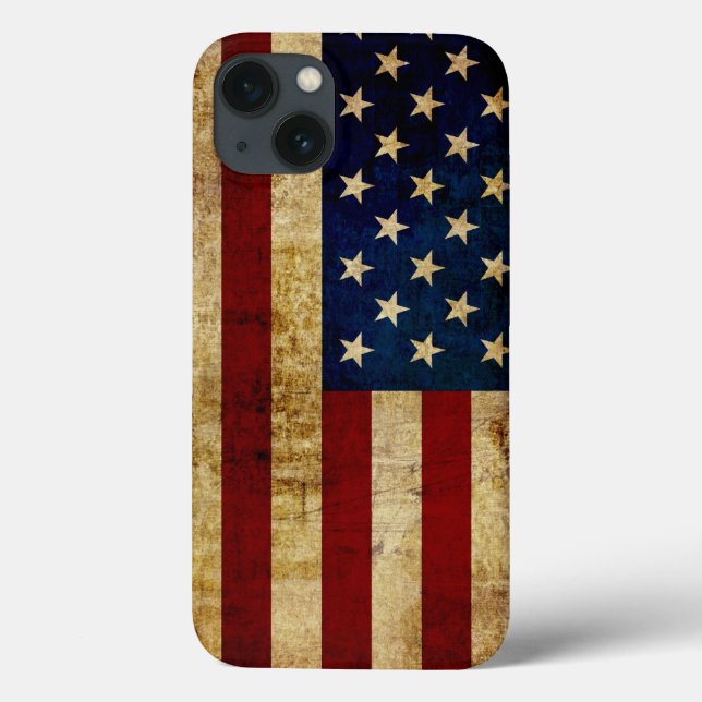 USA / Grungad Flagga Fodral-Mate iphone case (Baksida)