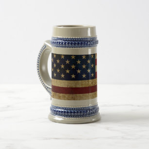 USA / Grungad flagga Sejdel