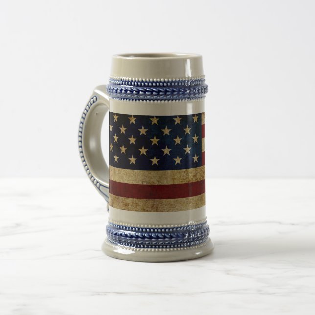 USA / Grungad flagga Sejdel (Framsida vänster)