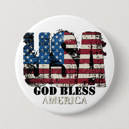 USA Gud välsigne Amerika Knapp