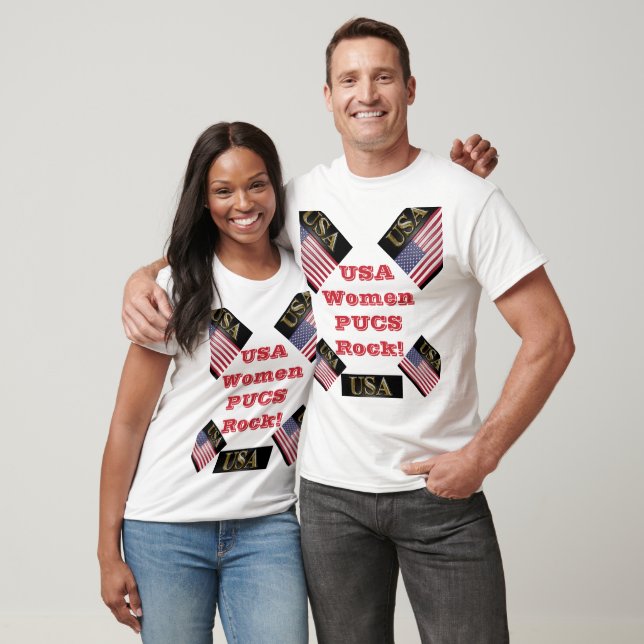 USA GULD HOCKEY T SHIRT (Unisex)
