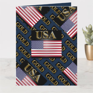 USA GULD KORT