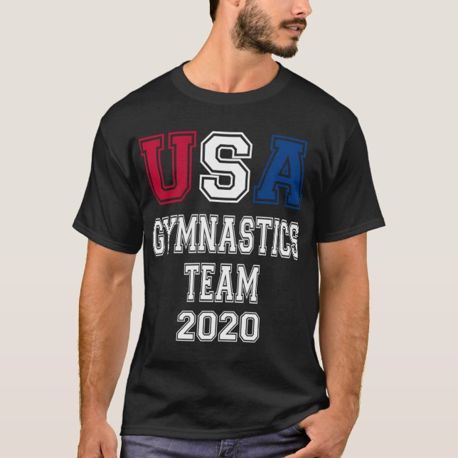 USA Gymnastics Team 2020 T Shirt (Framsida)
