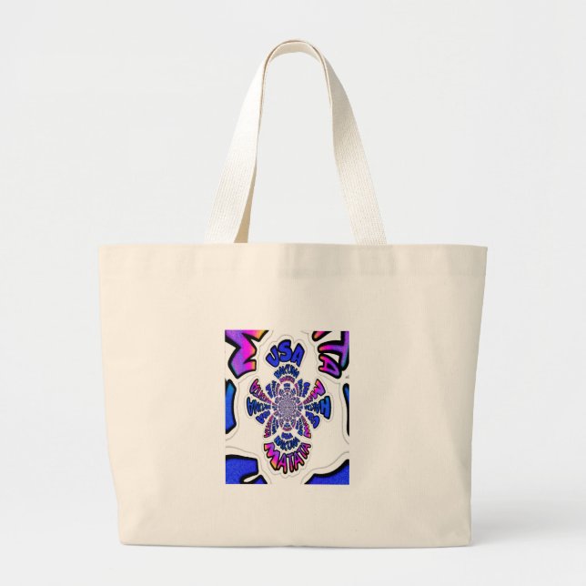 USA Hakuna Matata Blue Gifts.png Jumbo Tygkasse (Framsidan)