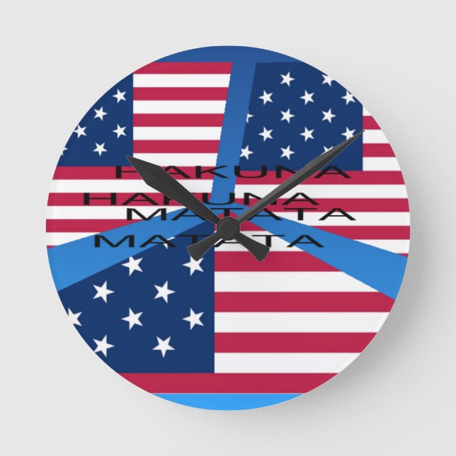 USA HAKUNA MATATA RUND KLOCKA (Framsida)