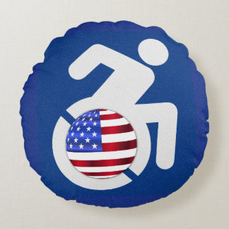 USA Handicfied Rund Kudde