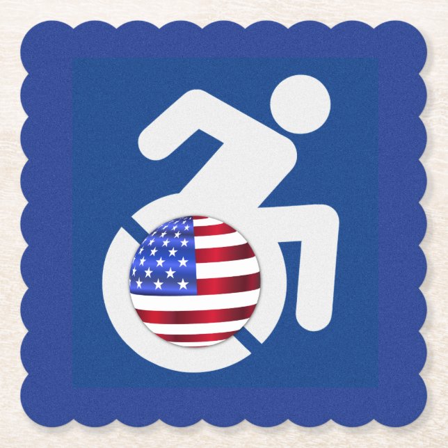 USA Handicfied Underlägg Papper (Framsida)