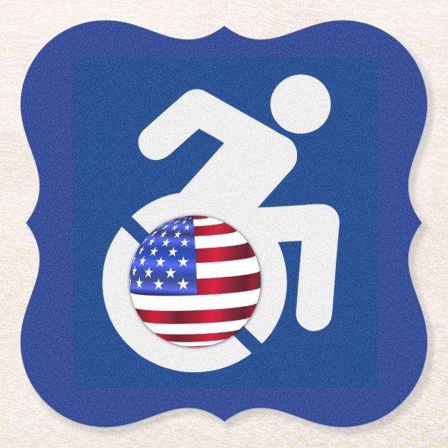 USA Handicfied Underlägg Papper (Framsida)
