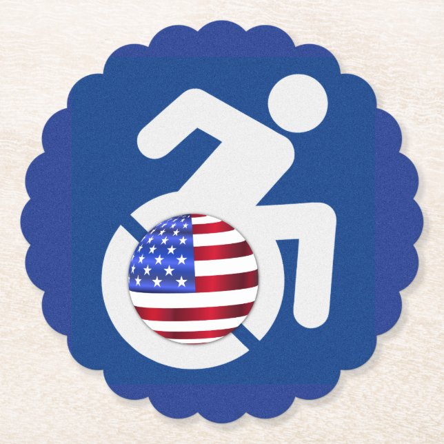 USA Handicfied Underlägg Papper (Framsida)