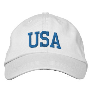 USA HAT CAP USA BRODERAD KEPS
