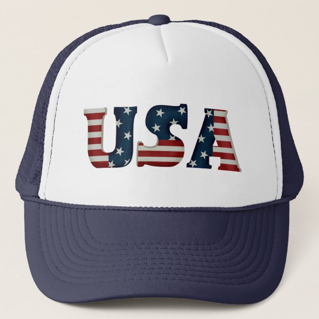 USA Hat Truckerkeps (Framsida)