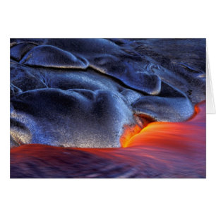 USA, Hawaii, Big Island, Kilauea, Volcanoes NP, Hälsningskort