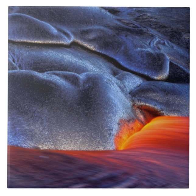 USA, Hawaii, Big Island, Kilauea, Vulkaner NP Kakelplatta (Framsidan)