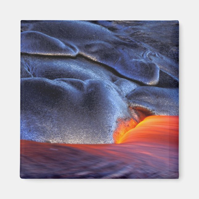 USA, Hawaii, Big Island, Kilauea, Vulkanerna NP Magnet (Framsidan)