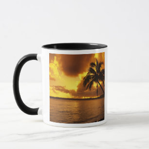 USA, Hawaii, Kauai, Färgglad soluppgång i en Mugg