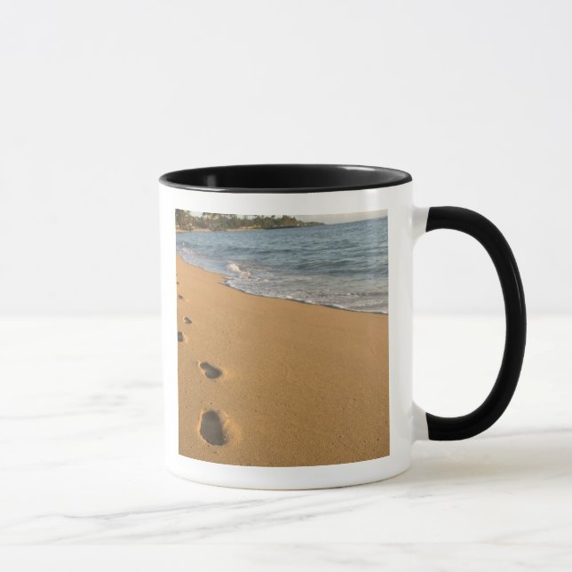 USA, Hawaii, Kauai, Kapa'a, strand. RF) Mugg (Höger)