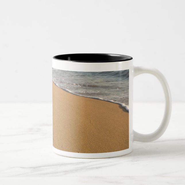 USA, Hawaii, Kauai, Kapa'a, strand. RF) Två-Tonad Mugg (Höger)