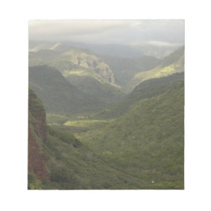 USA, Hawaii, Kauai, utsikt över kanjon. (RF) Anteckningsblock