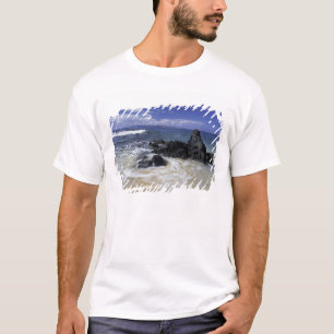 USA, Hawaii, Maui, Maui, Makena Beach, Surfa om T-shirt