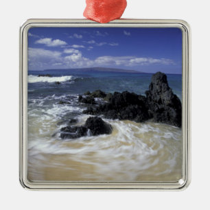 USA, Hawaii, Maui, Maui, Makena Beach, Surfning Julgransprydnad Metall