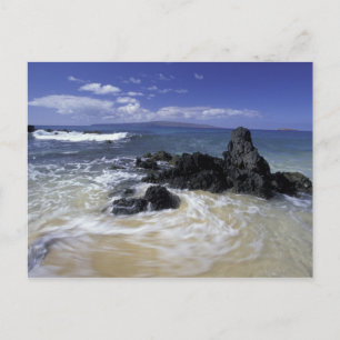 USA, Hawaii, Maui, Maui, Makena Beach, Surfning Vykort
