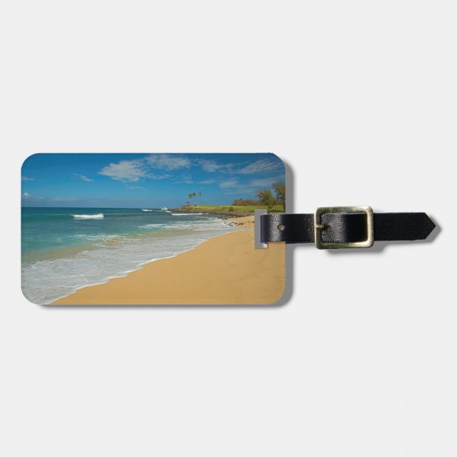 USA, Hawaii, Molokai Island, Three Mile Beach Bagagebricka (Horisontell Framsida)