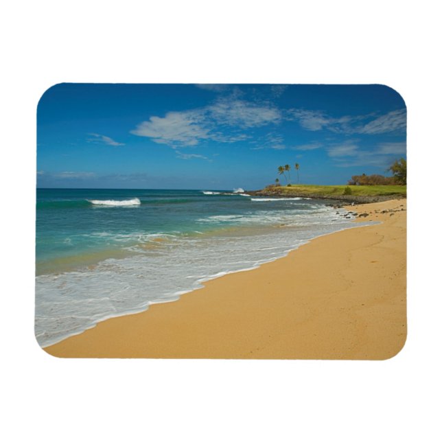 USA, Hawaii, Molokai Island, Three Mile Beach Magnet (Horisontell)