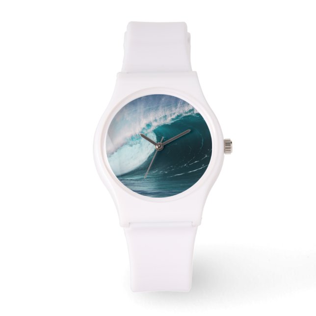 USA, Hawaii, Oahu, Stora vågor Armbandsur (Framsida)