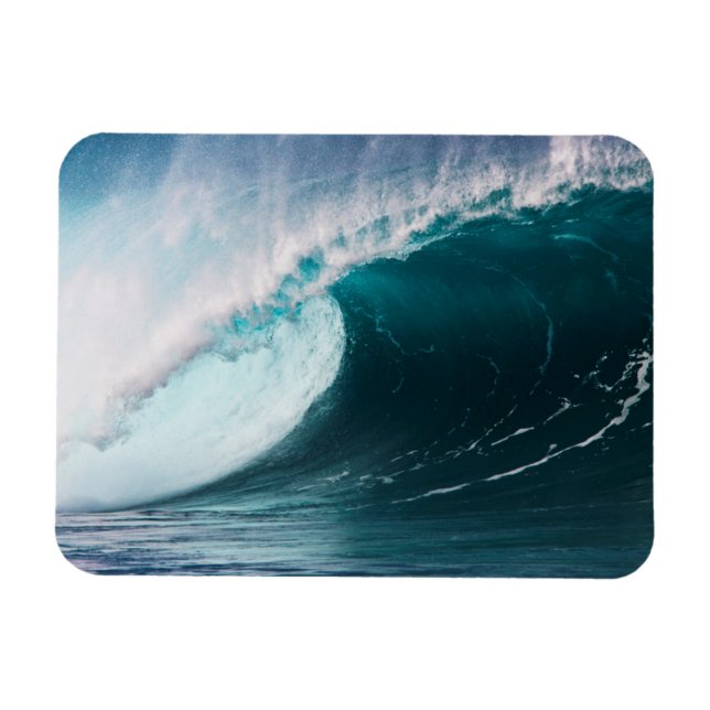 USA, Hawaii, Oahu, Stora vågor Magnet (Horisontell)
