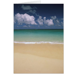 USA, Hawaii. Strand scen Hälsningskort