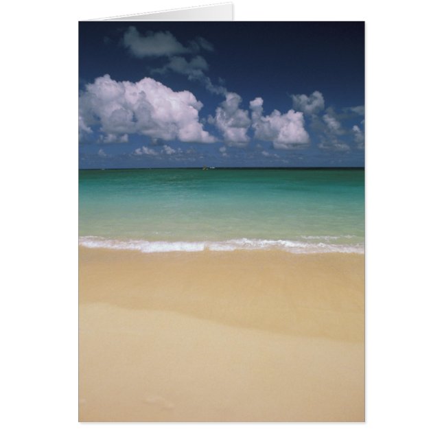 USA, Hawaii. Strand scen Hälsningskort (Framsidan)
