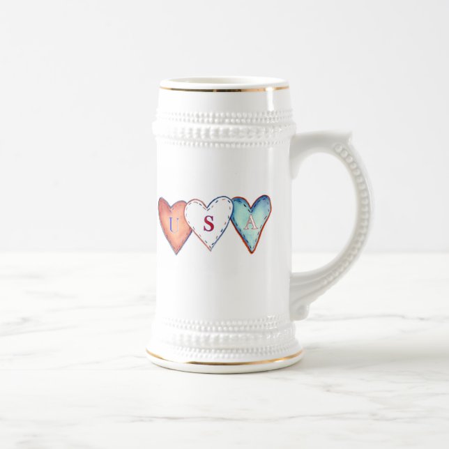 USA Hearts mugg (Höger)