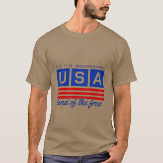 USA Hem för de Fria Patriot T-Shirt - Vintage USA