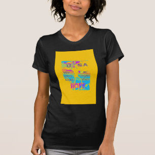 USA Hillary Hope Stronger Tillsammans T Shirt