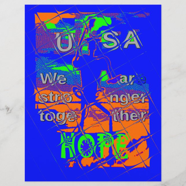 USA Hillary Hope, vi är starkare (Framsida)